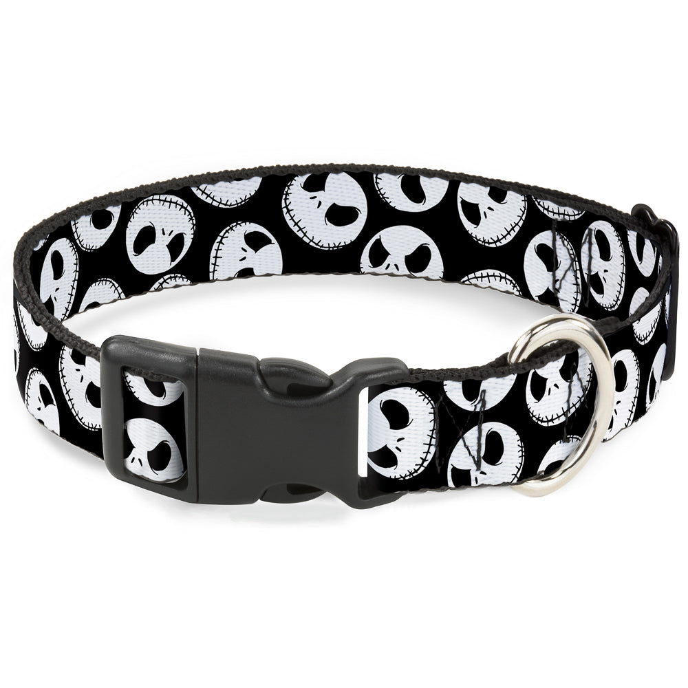 Plastic Clip Collar - NBC Jack Expressions Scattered Black/White Dog Collars Plastic Clip Side Release Disney