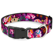 Plastic Clip Collar - Alice & the Queen of Hearts Scenes Dog Collars Plastic Clip Side Release Disney