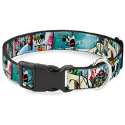 Plastic Clip Collar - Mickey & Minnie Yodelberg Scenes Dog Collars Plastic Clip Side Release Disney