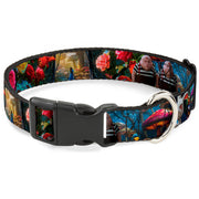 Plastic Clip Collar - Alice in Wonderland Movie Encounters Dog Collars Plastic Clip Side Release Disney