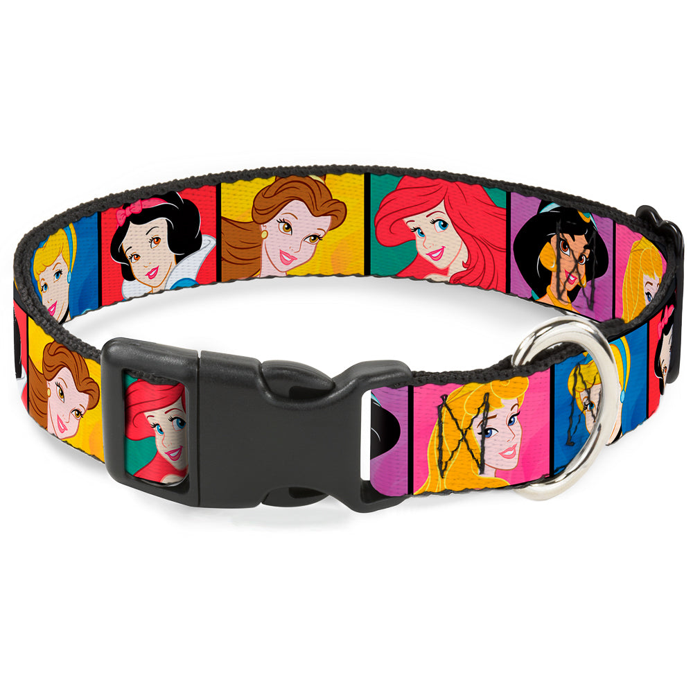 Plastic Clip Collar - Disney Princess Blocks Dog Collars Plastic Clip Side Release Disney
