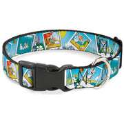 Plastic Clip Collar - Olaf Summertime Snapshots Dog Collars Plastic Clip Side Release Disney