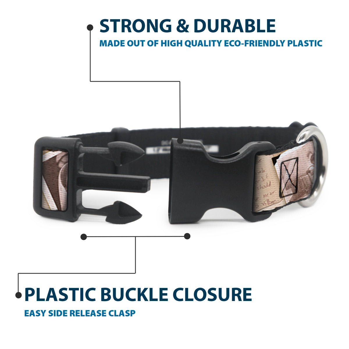 Plastic Clip Collar - Up Adventure Book Snapshots/Post Cards Dog Collars Plastic Clip Side Release Disney