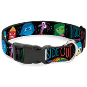 Plastic Clip Collar - INSIDE OUT/Emotion Expressions/EVERY DAY IS FULL OF EMOTIONS Dog Collars Plastic Clip Side Release Disney