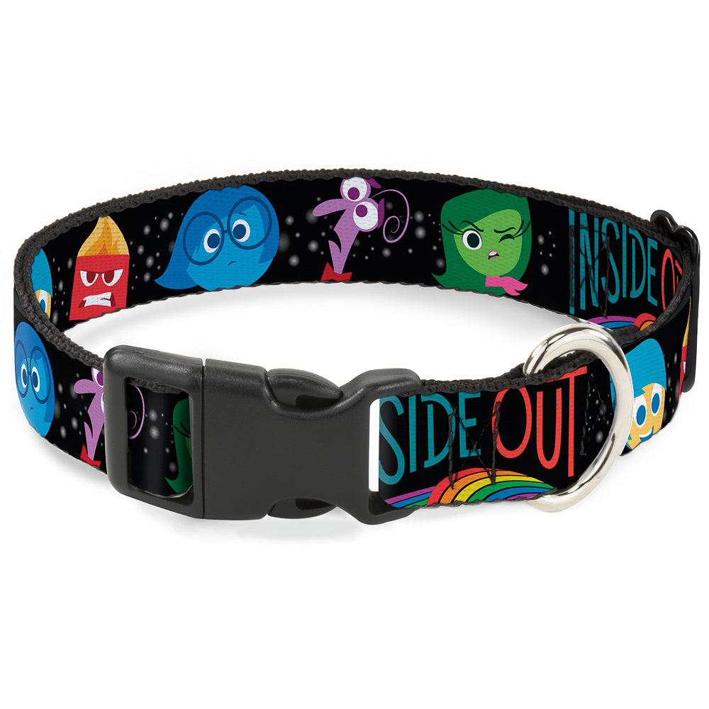 Plastic Clip Collar - INSIDE OUT/Emotion Expressions/EVERY DAY IS FULL OF EMOTIONS Dog Collars Plastic Clip Side Release Disney