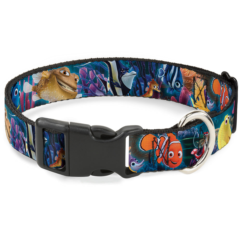 Plastic Clip Collar - Nemo & Friends Group Dog Collars Plastic Clip Side Release Disney