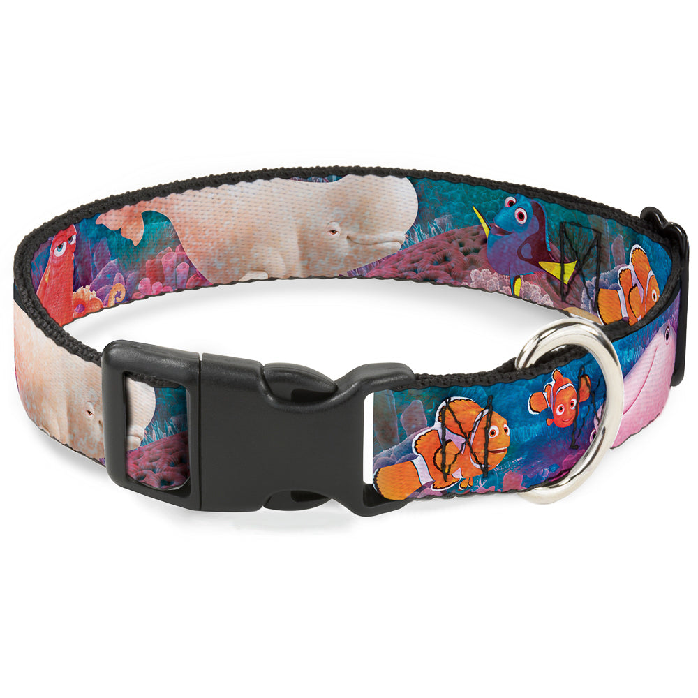 Plastic Clip Collar - Dory & 5-Friends Under the Sea Dog Collars Plastic Clip Side Release Disney
