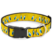 Plastic Clip Collar - Tweety Bird Expressions Yellow Dog Collars Plastic Clip Side Release Looney Tunes