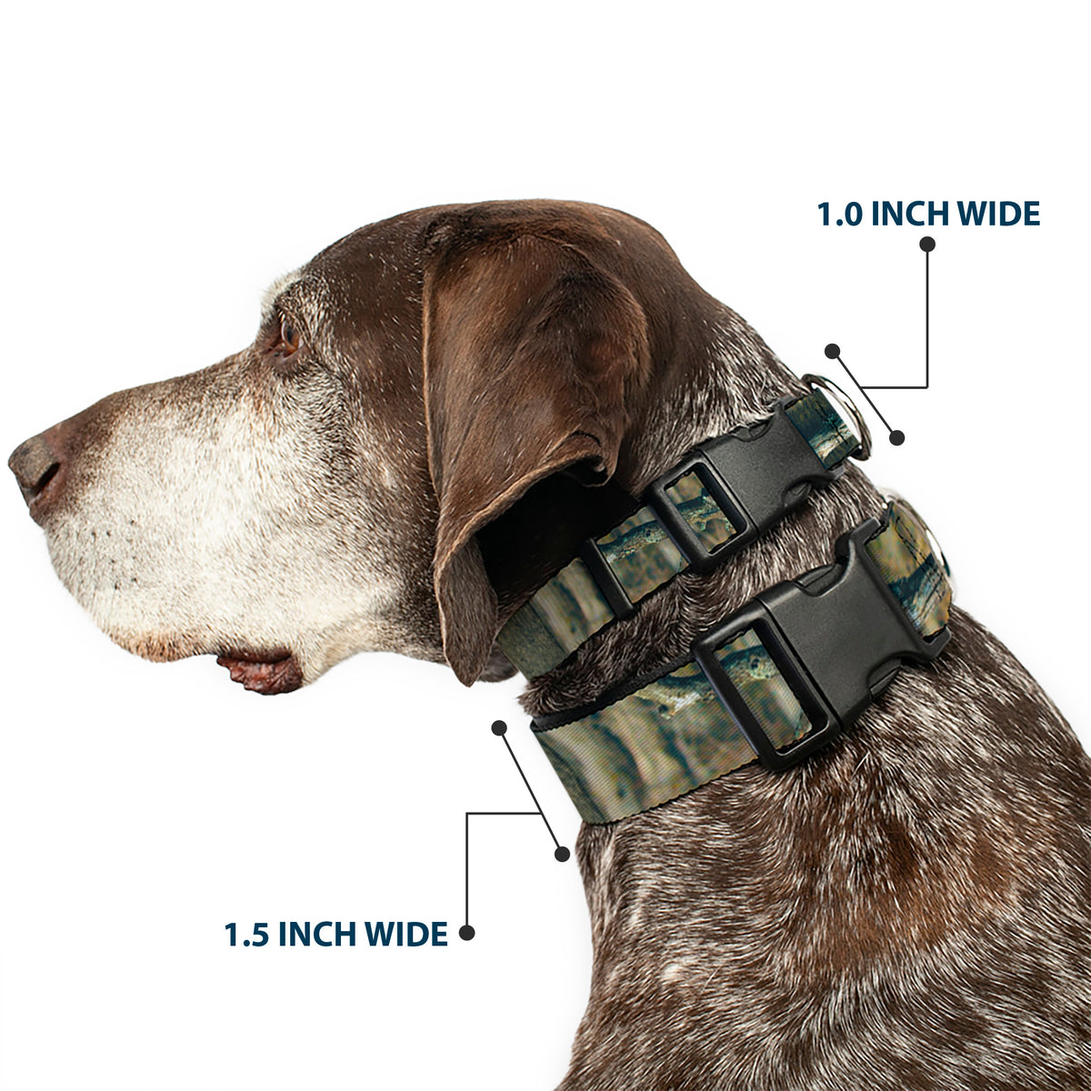 Plastic Clip Collar - Mossy Oak Break-Up Infinity Dog Collars Plastic Clip Side Release Mossy Oak