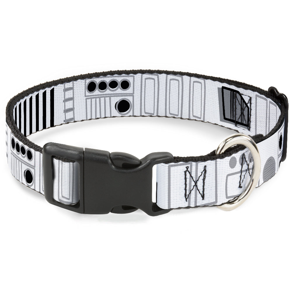 Plastic Clip Collar - Star Wars Stormtroopers Utility Belt2 Bounding White/Grays/Black Dog Collars Plastic Clip Side Release Star Wars