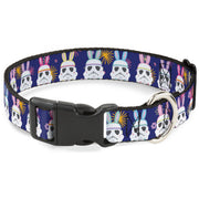 Plastic Clip Collar - Star Wars Holiday Stormtrooper Easter Bunny Ears Purple Dog Collars Plastic Clip Side Release Star Wars