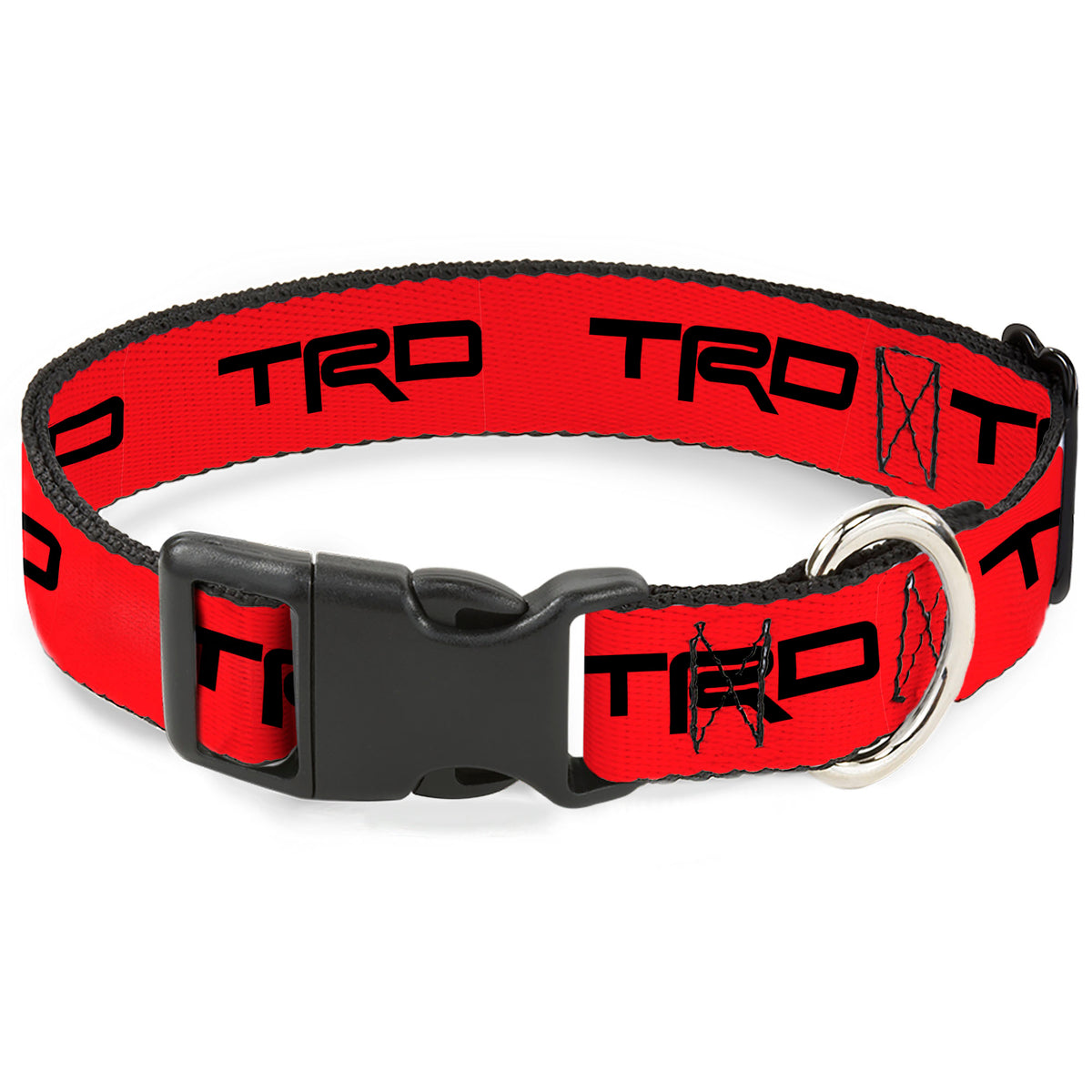 Plastic Clip Collar - Toyota Racing Development TRD Logo Red/Black Dog Collars Plastic Clip Side Release Toyota