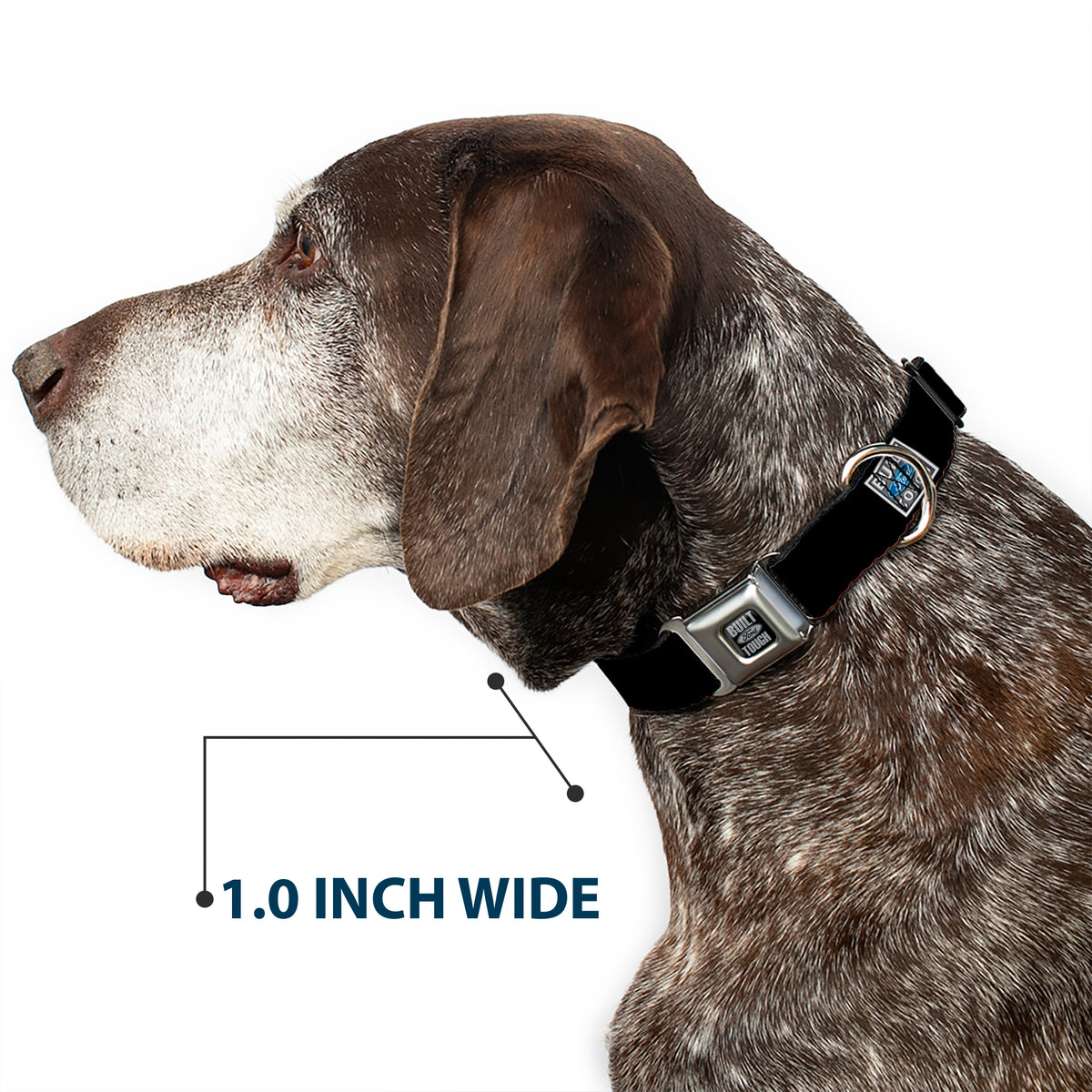 Built Ford Tough Seatbelt Buckle Collar - Built Ford Tough Logo REPEAT Dog Collars Seatbelt Buckle Ford