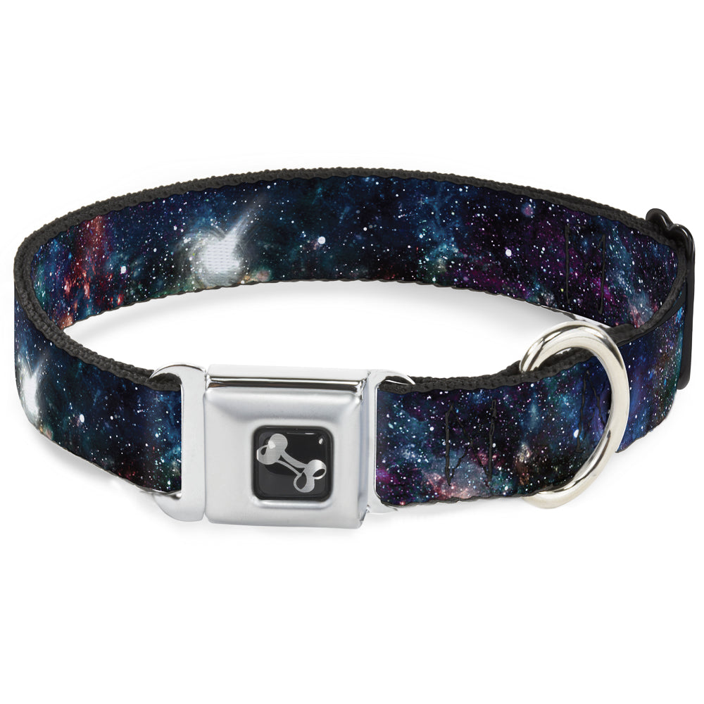 Dog Bone Seatbelt Buckle Collar - Galaxy Collage Dog Collars Seatbelt Buckle Buckle-Down