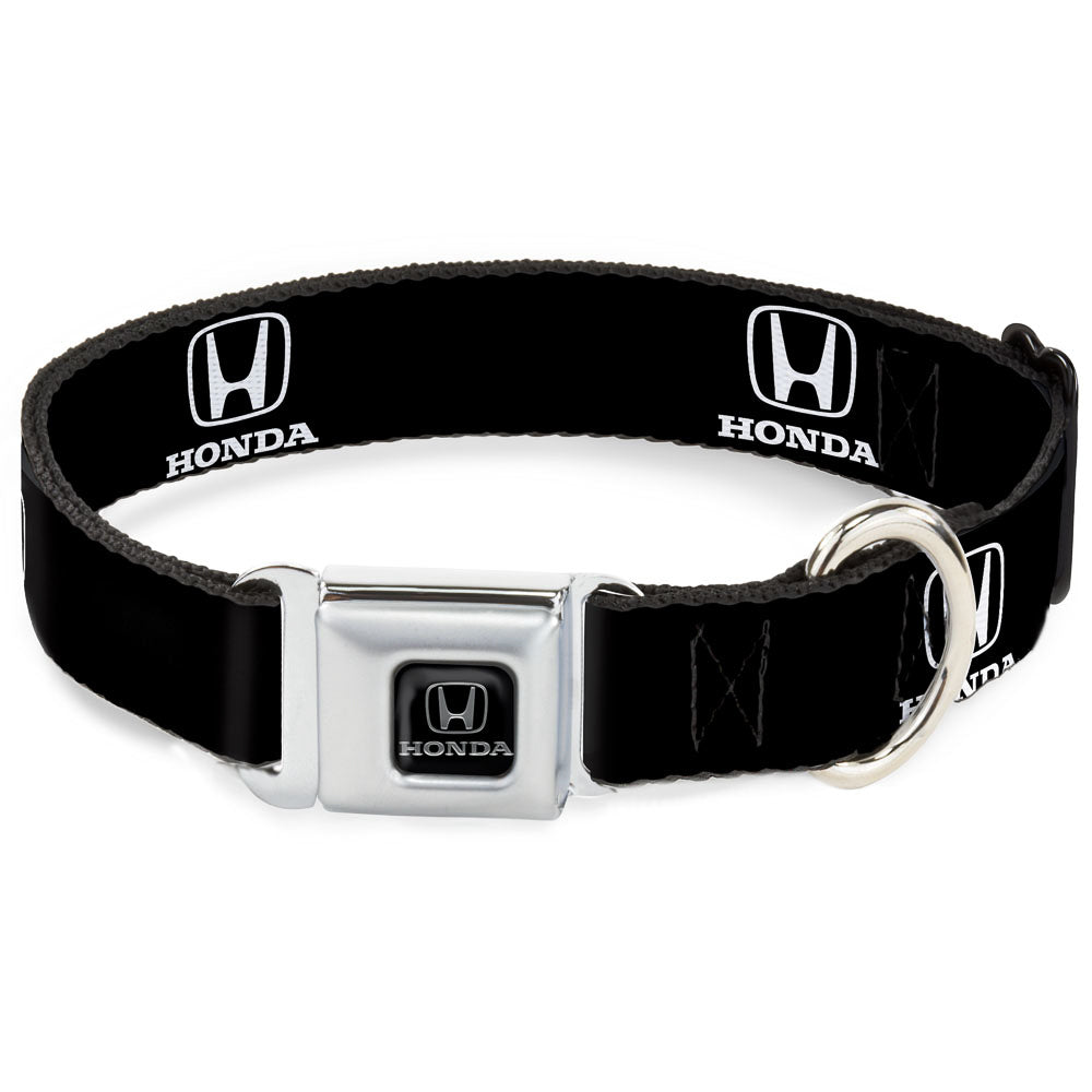 Honda Seatbelt Buckle Collar - Honda Logo Black/White Dog Collars Seatbelt Buckle Honda