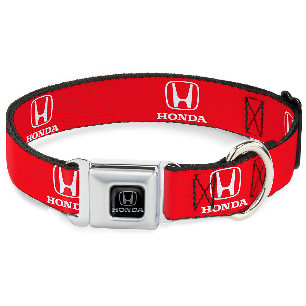 Honda Seatbelt Buckle Collar - Honda Logo Red/White Dog Collars Seatbelt Buckle Honda