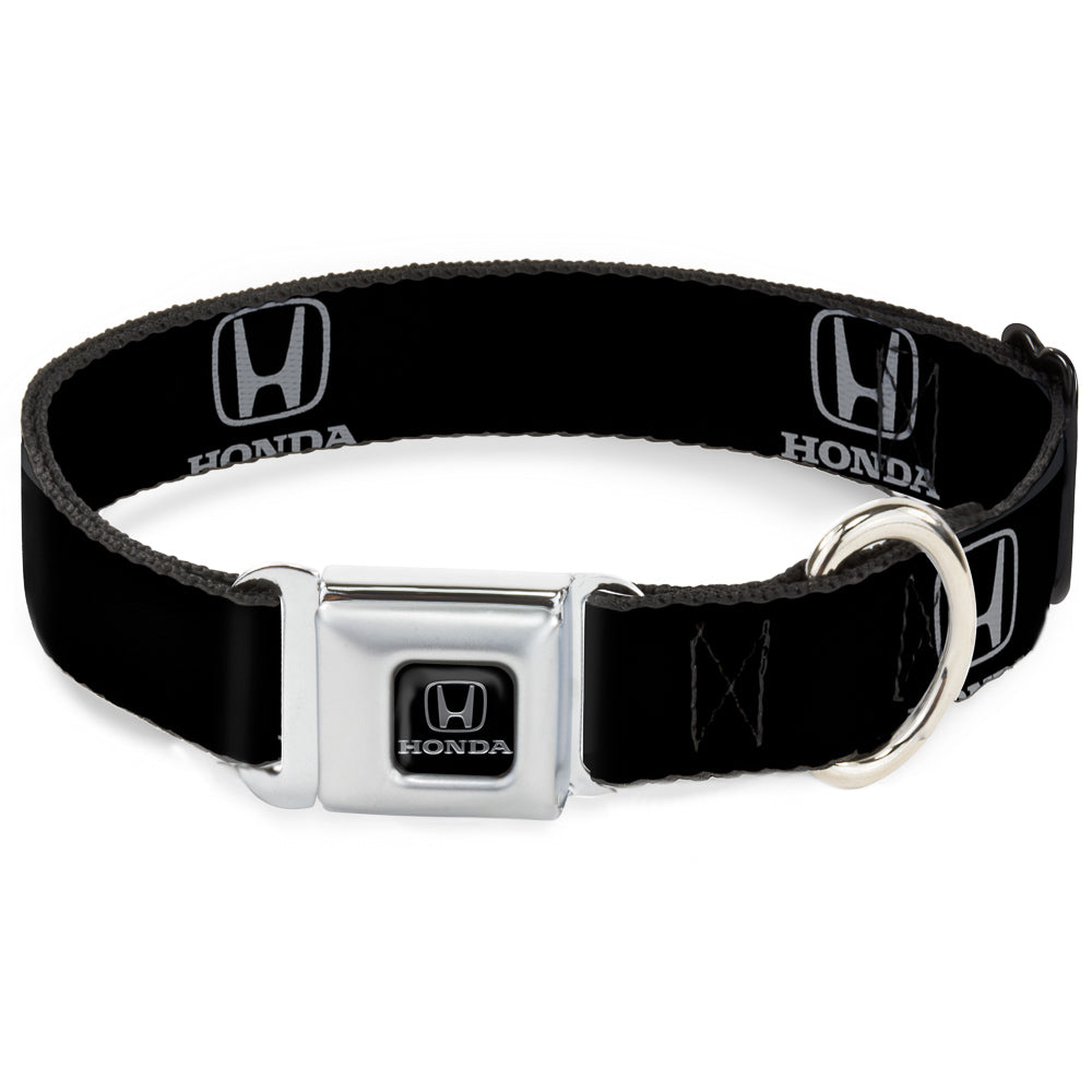 Honda Seatbelt Buckle Collar - Honda Logo Black/Silver Dog Collars Seatbelt Buckle Honda