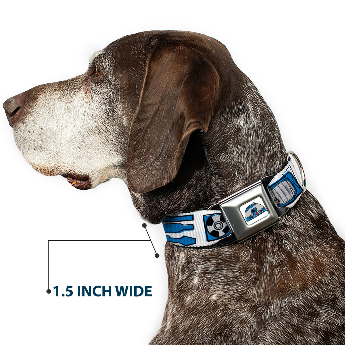 Star Wars R2-D2 Head Full Color White/Black/Blue/Gray/Red Seatbelt Buckle Collar - Star Wars R2-D2 Bounding Parts4 White/Black/Blue/Gray/Red Dog Collars Seatbelt Buckle Star Wars