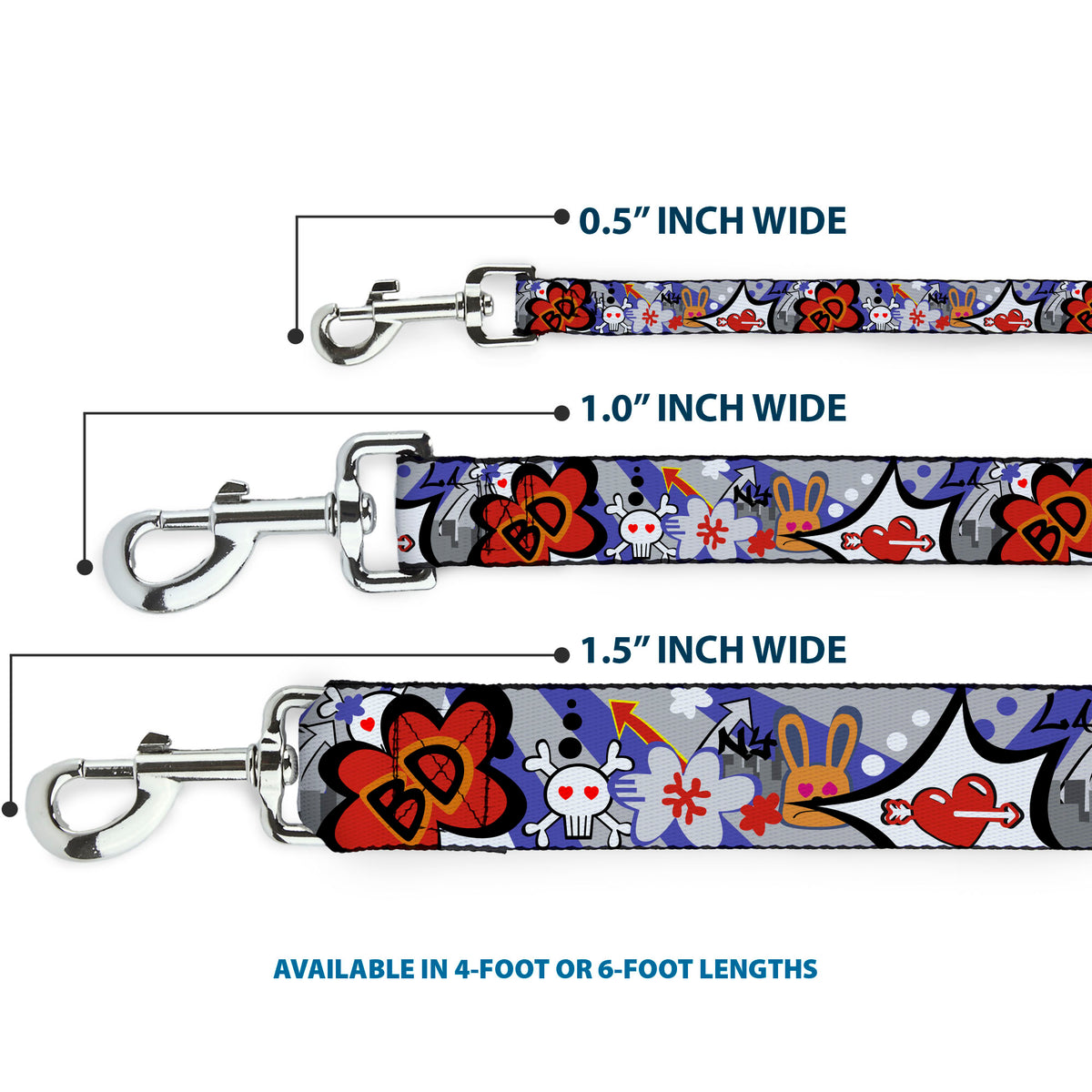 Dog Leash - BD Cartoon Dog Leashes Buckle-Down