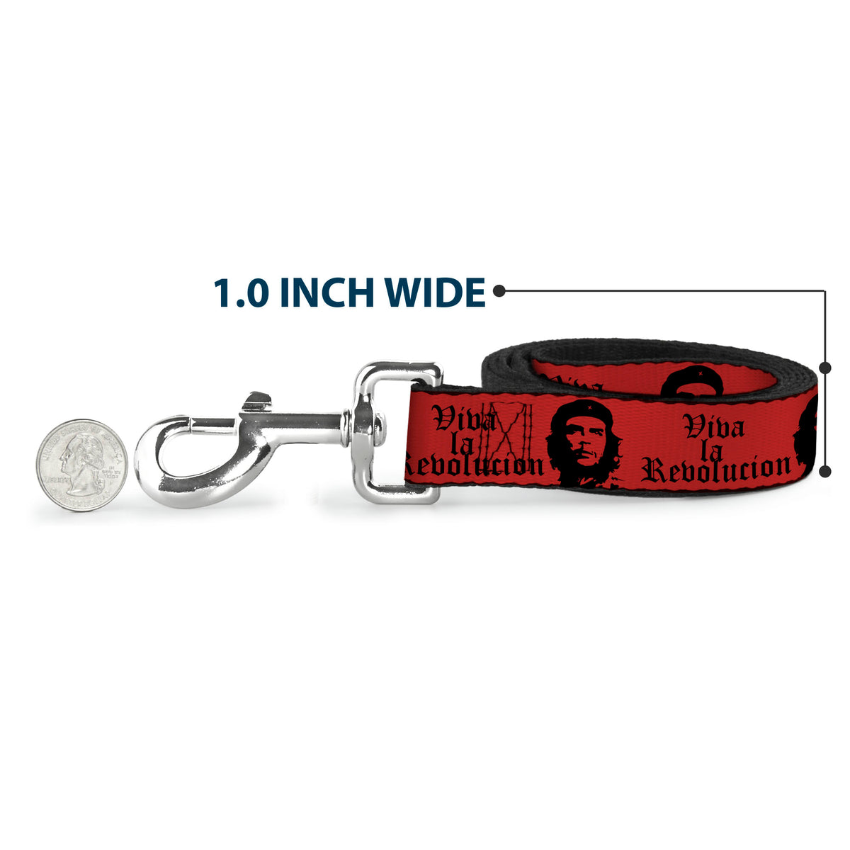 Dog Leash - Che Red/Black Dog Leashes Buckle-Down