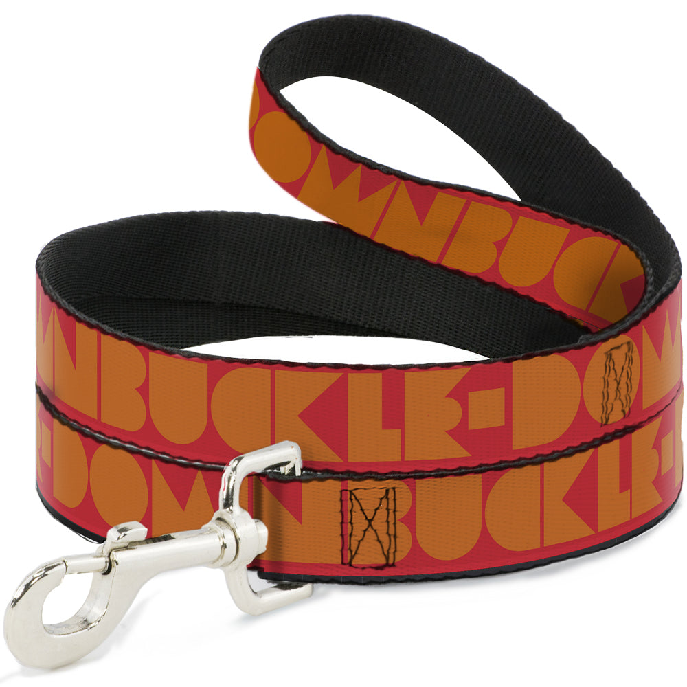 Dog Leash - BUCKLE-DOWN Shapes Red/Orange Dog Leashes Buckle-Down