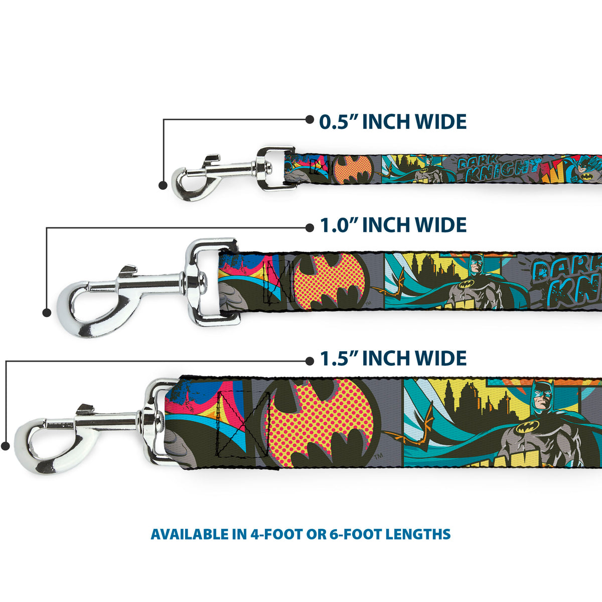 Dog Leash - Batman Dark Knight Dog Leashes DC Comics