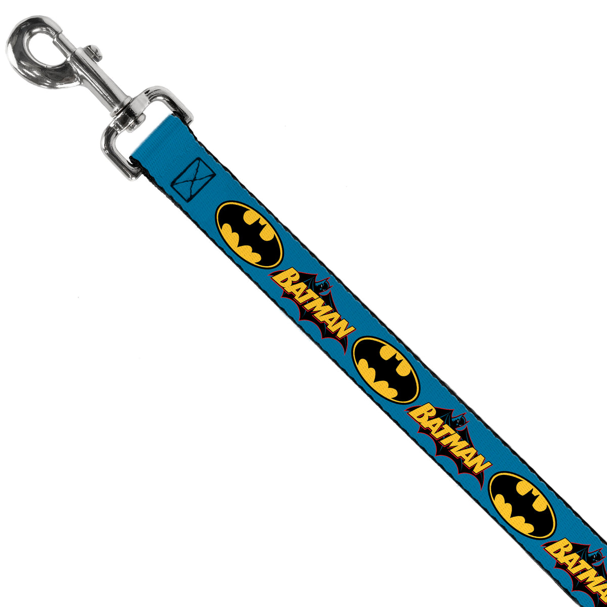 Dog Leash - Vintage Batman Logo & Bat Signal Blue Dog Leashes DC Comics