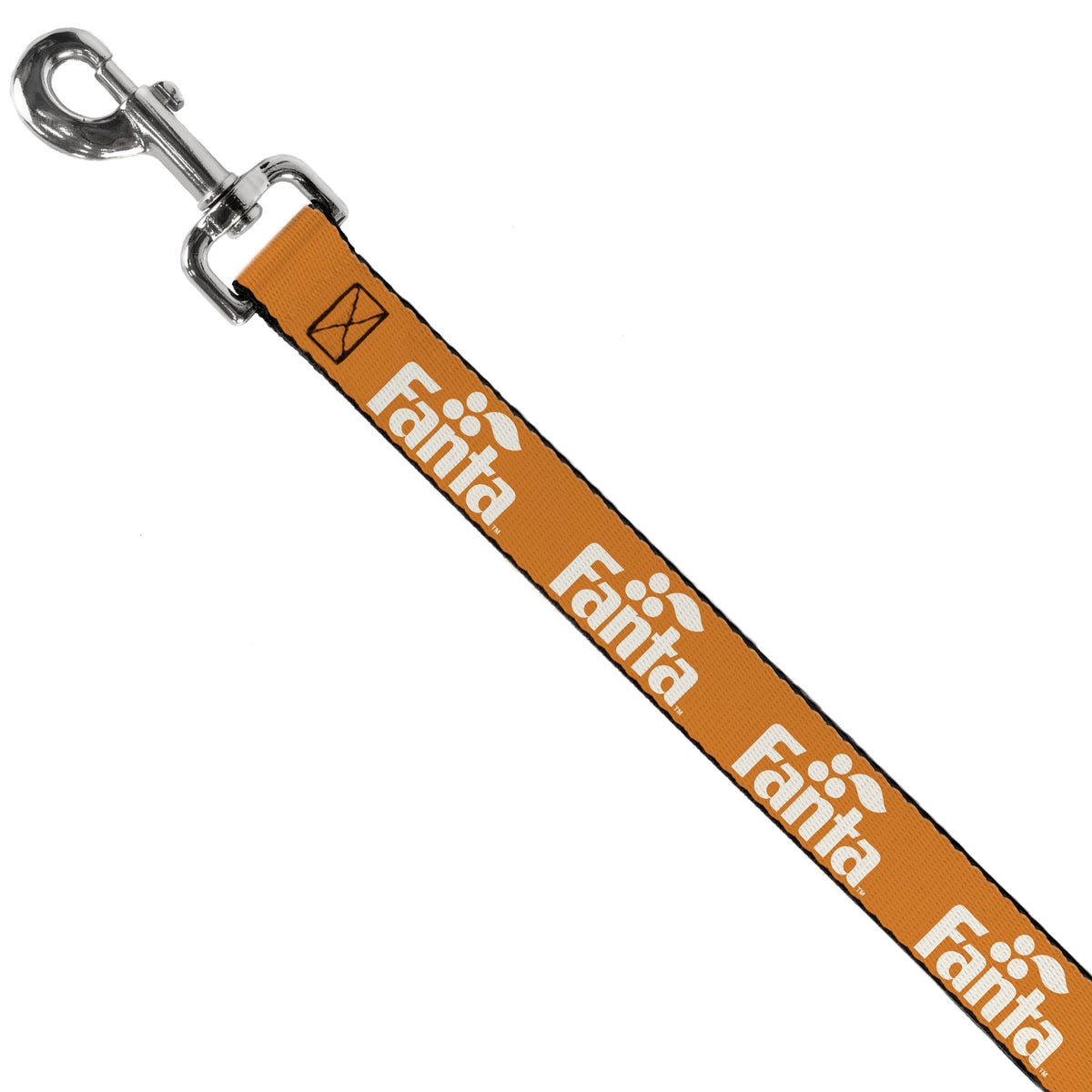 Dog Leash - Vintage Orange FANTA Logo Orange/White Dog Leashes Coca-Cola