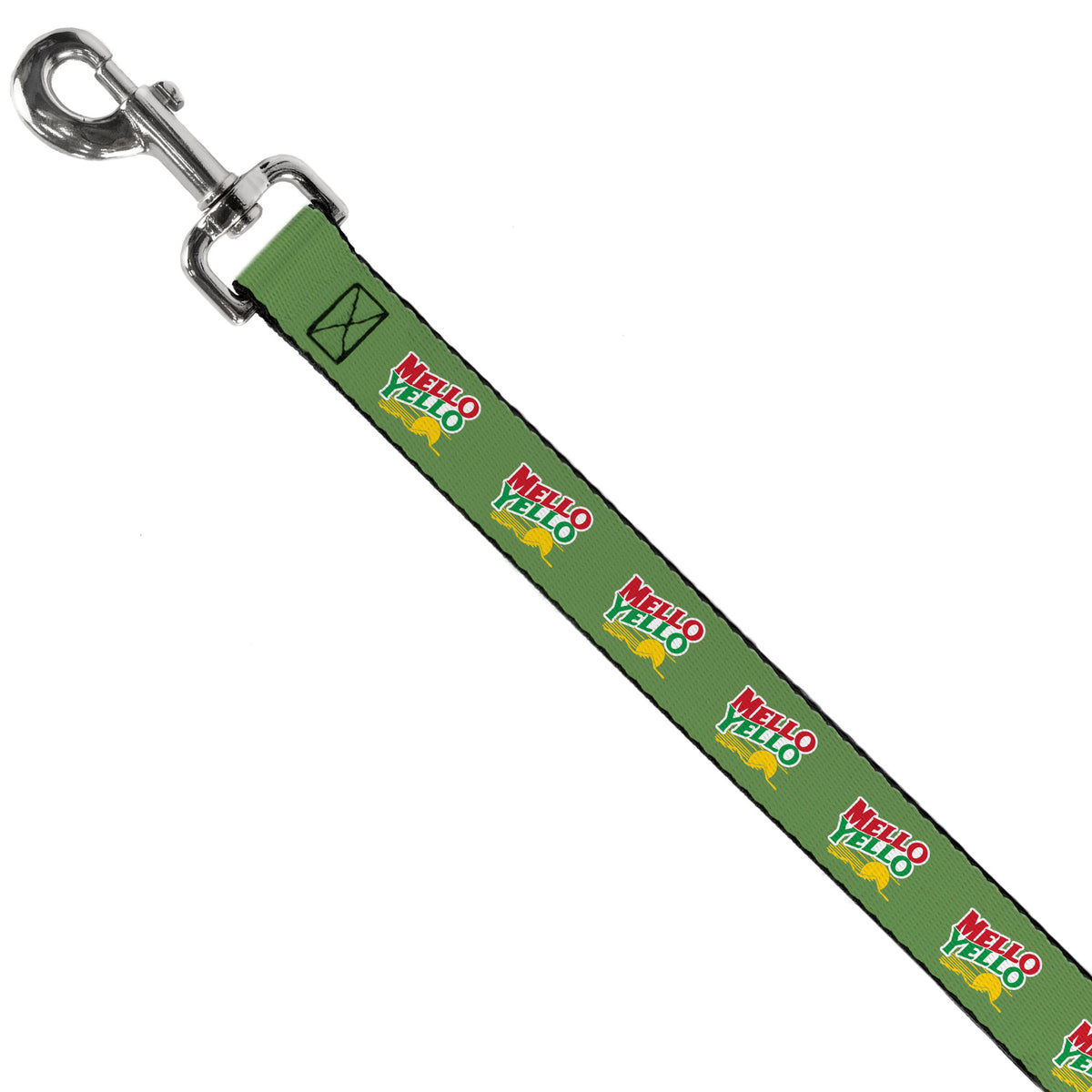 Dog Leash - MELLO YELLO Logo Green/White/Red/Yellow Dog Leashes Coca-Cola