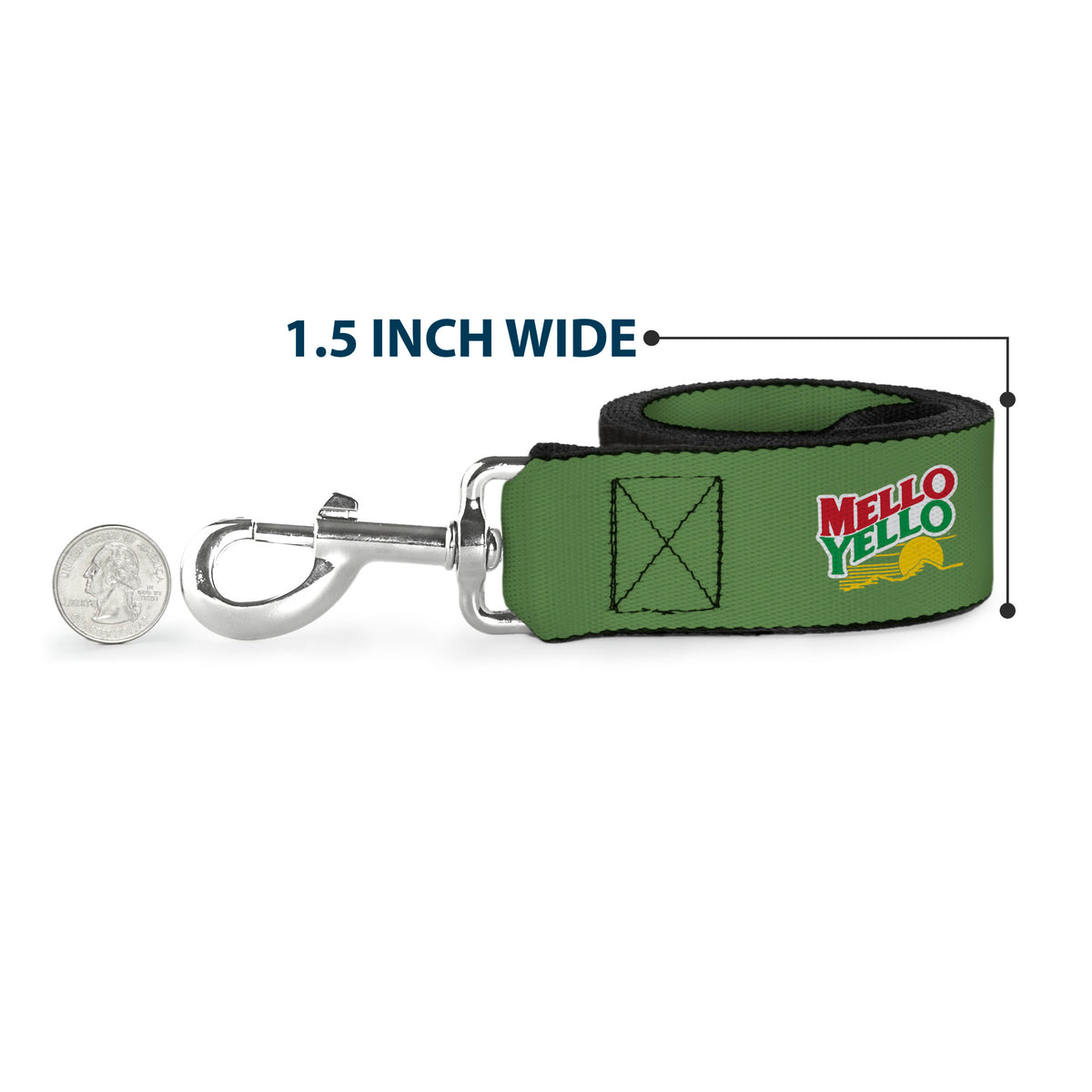 Dog Leash - MELLO YELLO Logo Green/White/Red/Yellow Dog Leashes Coca-Cola