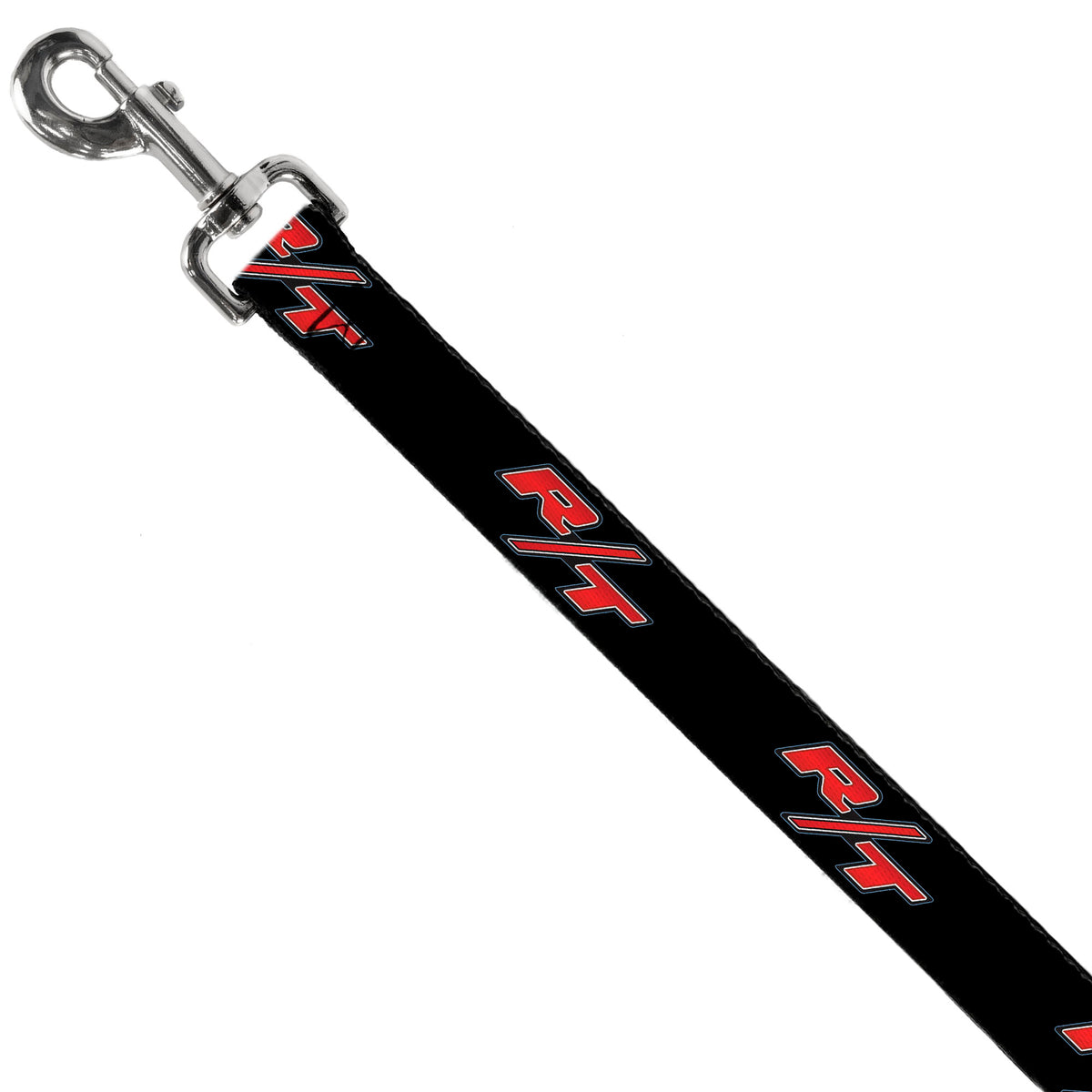 Dog Leash - Dodge Challenger R/T Emblem Repeat Black/Blue/White/Red Dog Leashes Dodge