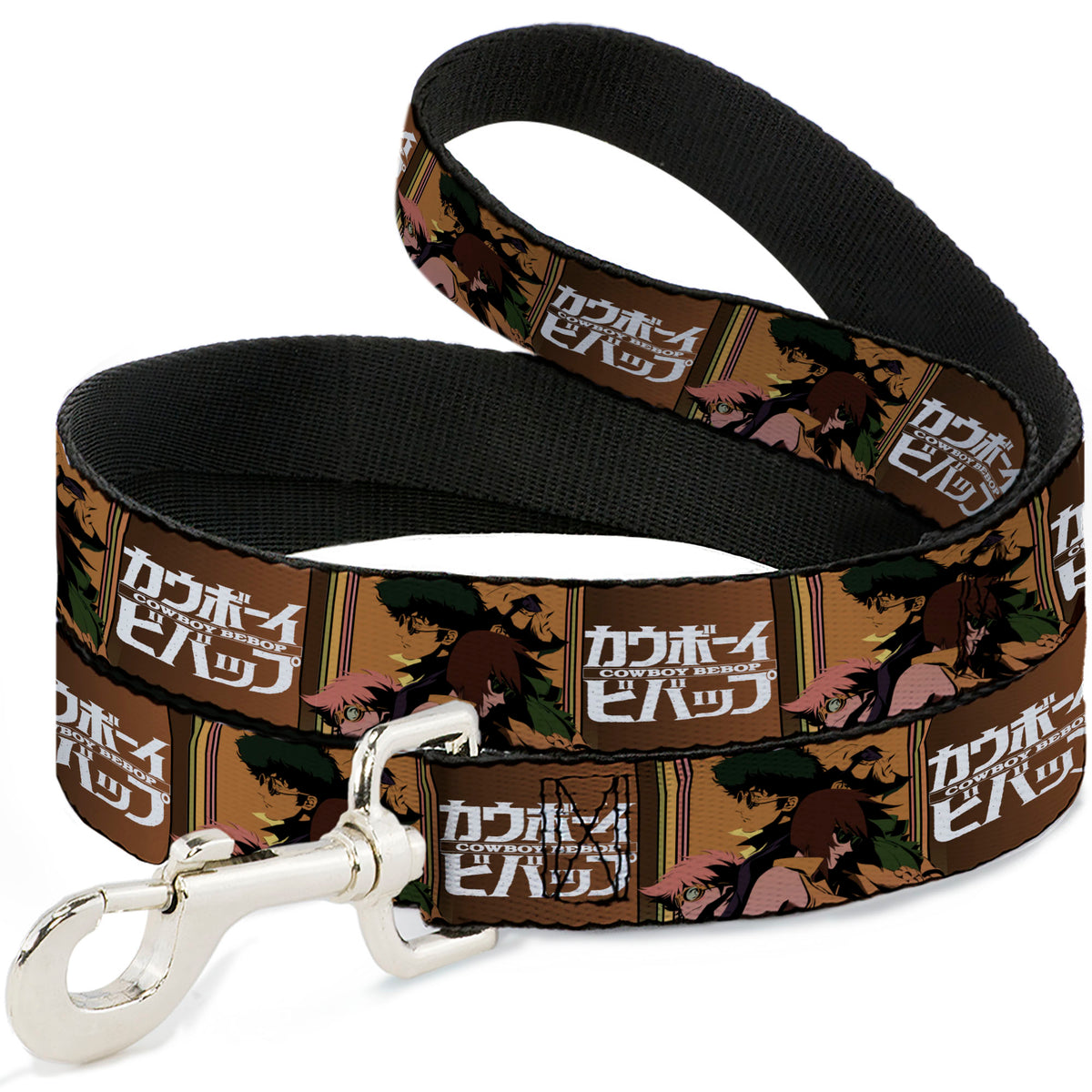 Dog Leash - COWBOY BEBOP Crew Group Pose and Title Logo Blocks Dog Leashes Cowboy Bebop
