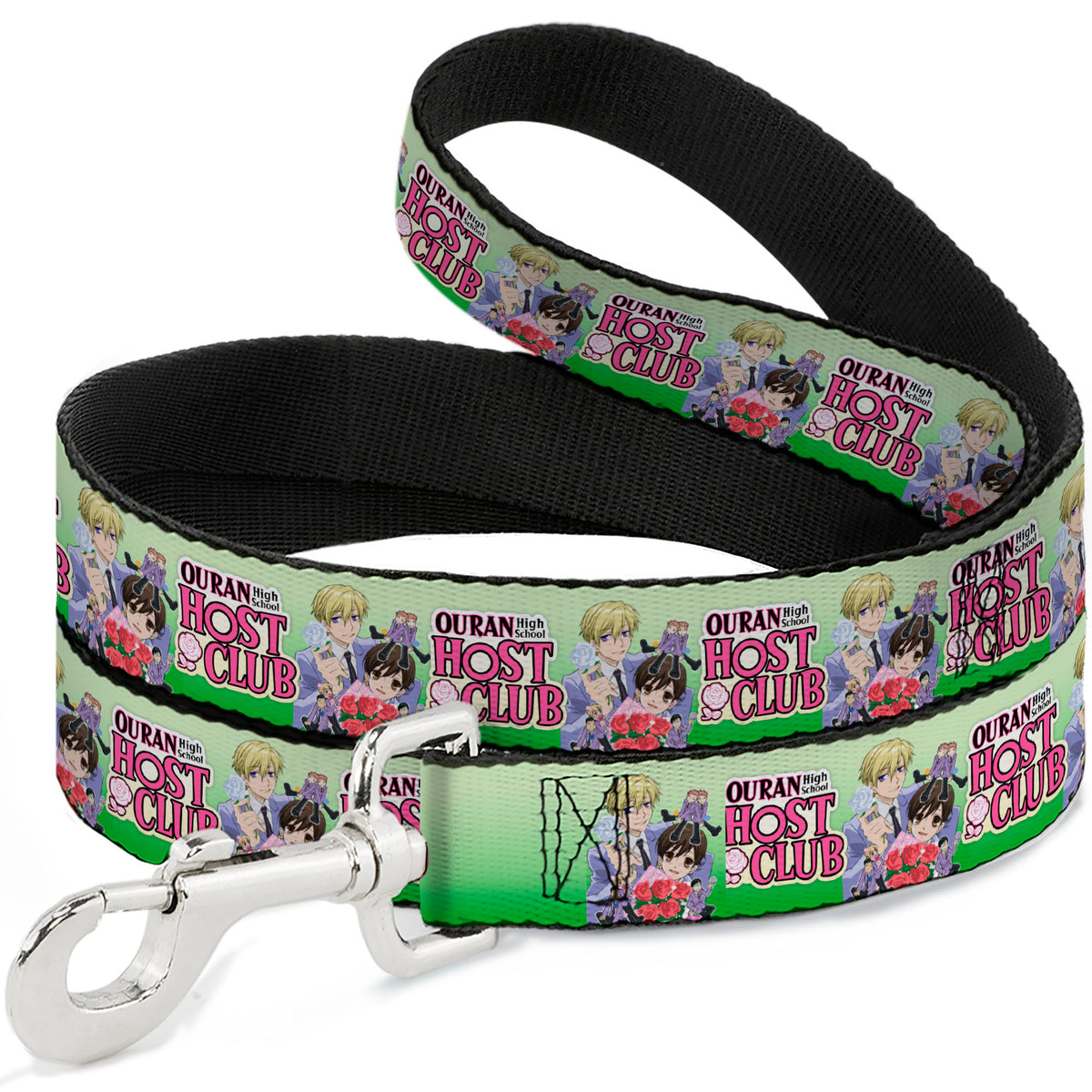 Dog Leash - OURAN HIGH SCHOOL HOST CLUB Haruhi and Friends Group Pose and Title Logo Greens Dog Leashes Ouran High School Host Club