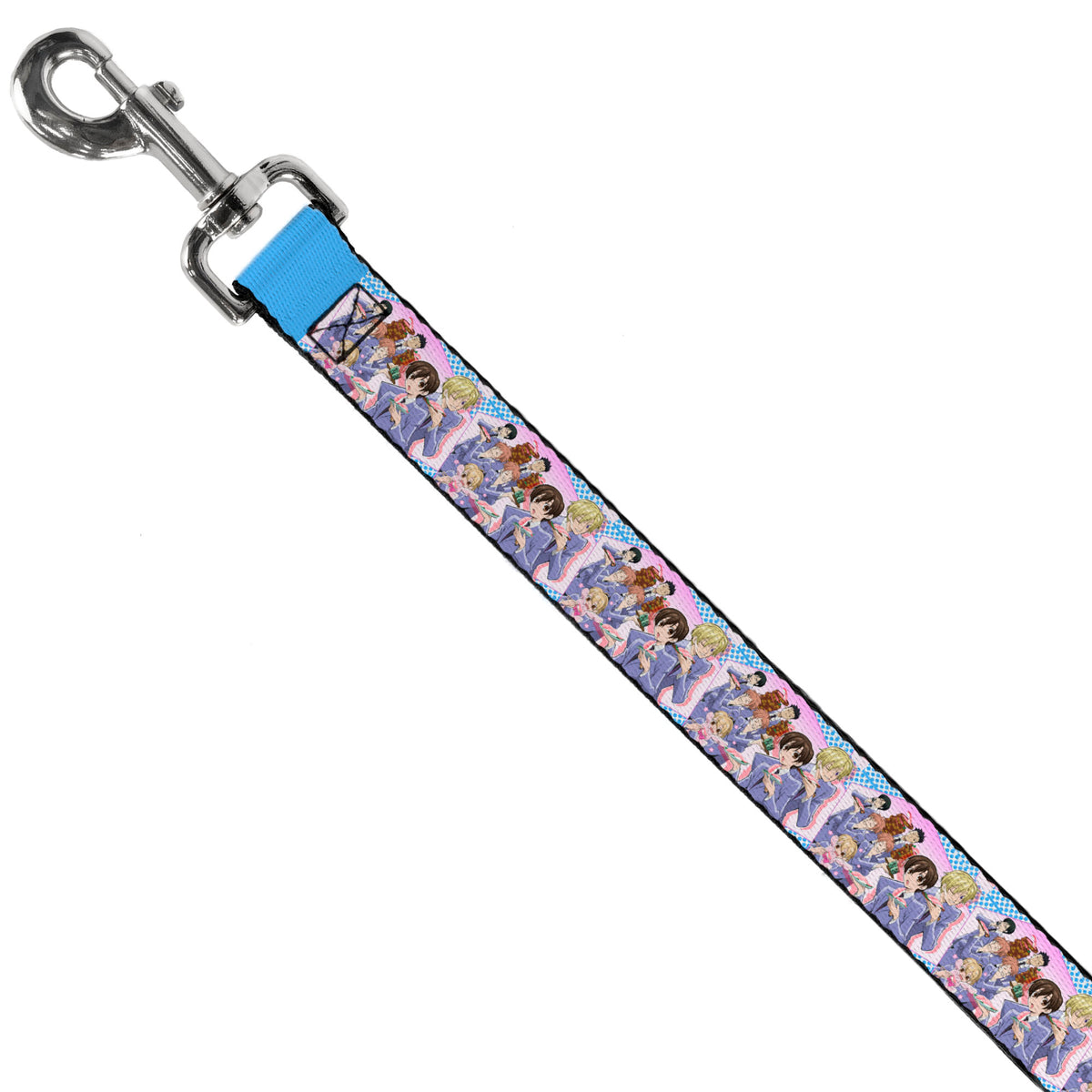 Dog Leash - Ouran High School Host Club Seven Character Sushi Dining Pose Pink/Blue Dog Leashes Ouran High School Host Club