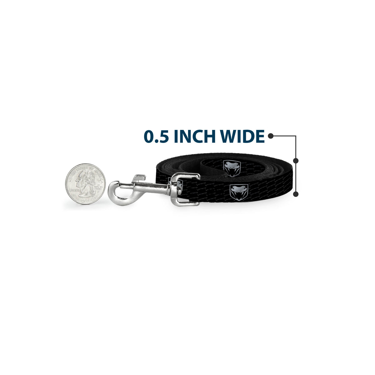 Dog Leash - Dodge Viper REPEAT w/Text Dog Leashes Dodge