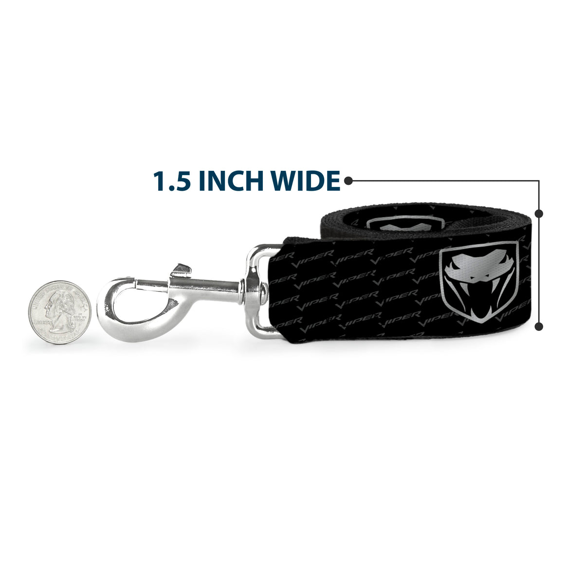 Dog Leash - Dodge Viper REPEAT w/Text Dog Leashes Dodge