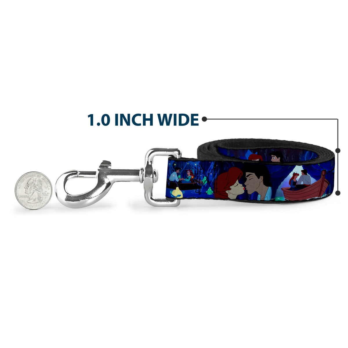 Dog Leash - Tinker Bell Poses Purple/Pink Fade Dog Leashes Disney