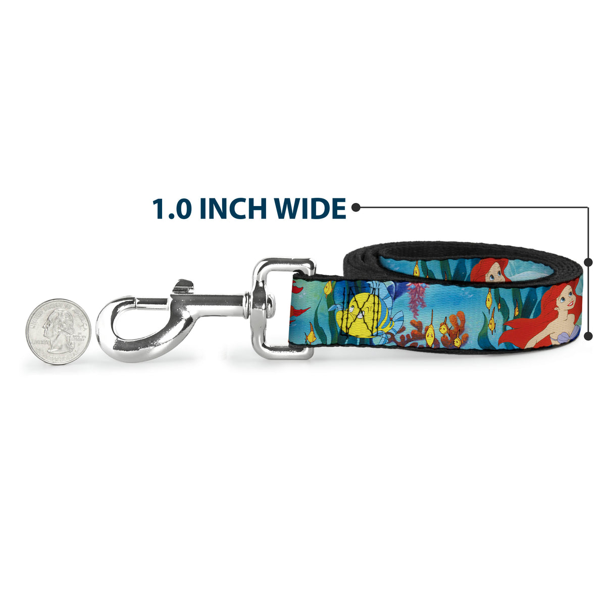 Dog Leash - Ariel, Sebastian & Flounder Scene2 Dog Leashes Disney