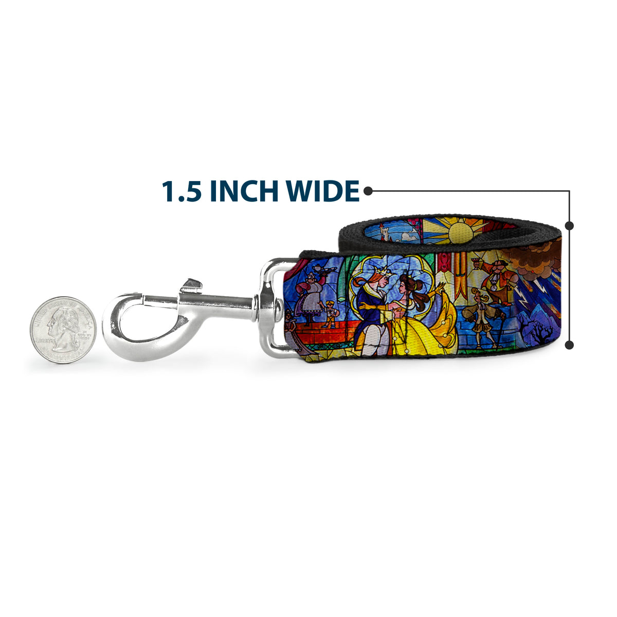 Dog Leash - Aladdin & Jasmine Magic Carpet Ride Scenes Dog Leashes Disney