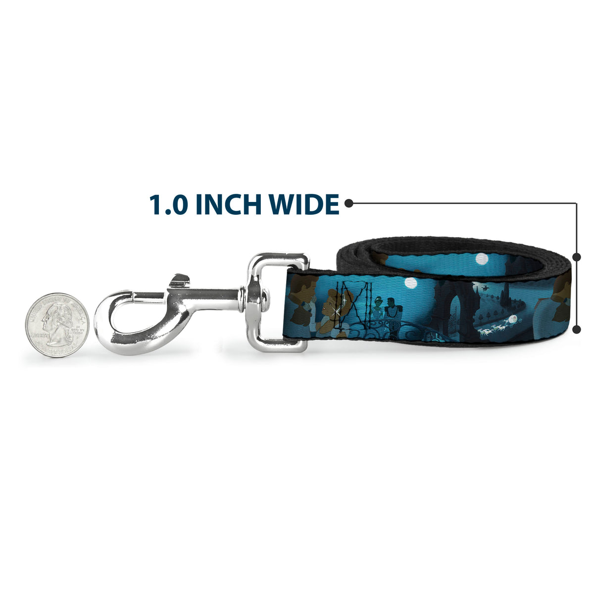 Dog Leash - Cinderella Transformation Blue Fade Dog Leashes Disney