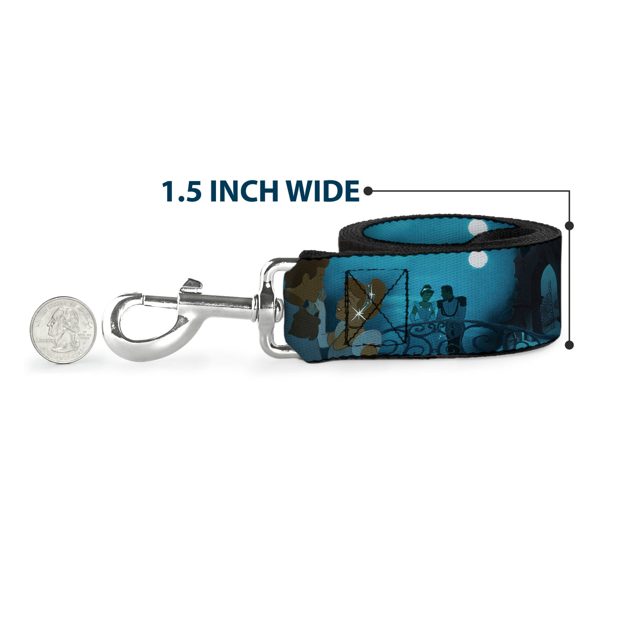 Dog Leash - Cinderella Transformation Blue Fade Dog Leashes Disney