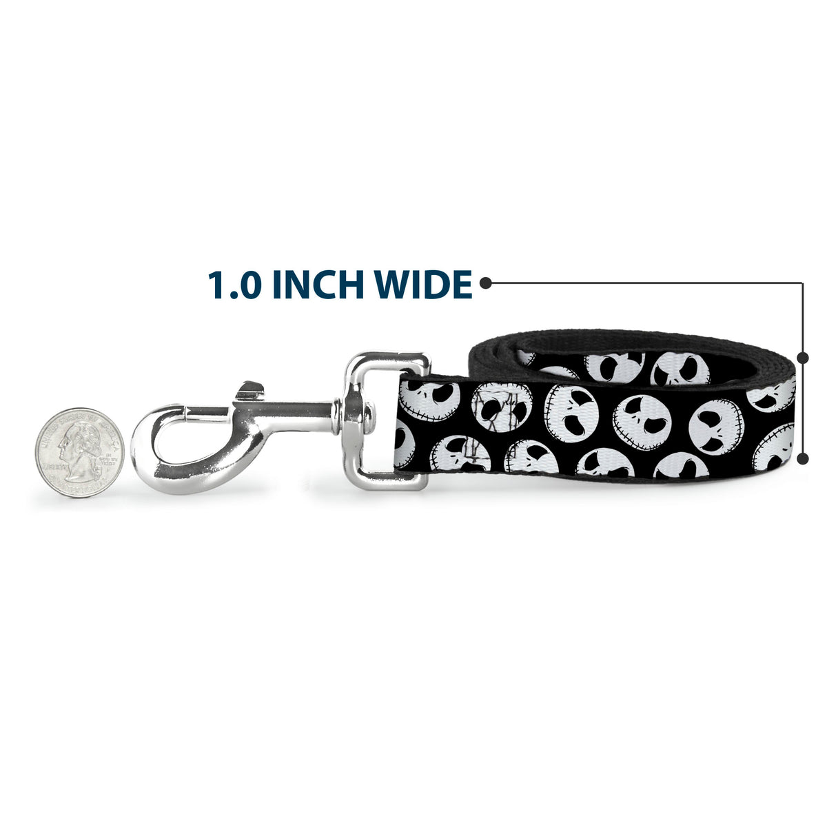Dog Leash - NBC Jack, Zombie Duck & Zero Cemetery Scene Dog Leashes Disney