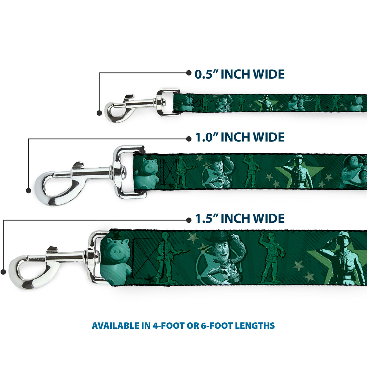 Dog Leash - Woody & Friends KEEP CALM & REACH FOR THE SKY Blues Dog Leashes Disney