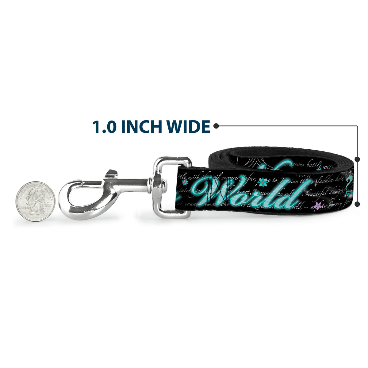 Dog Leash - Aladdin A WHOLE NEW WORLD/Story Script Dog Leashes Disney