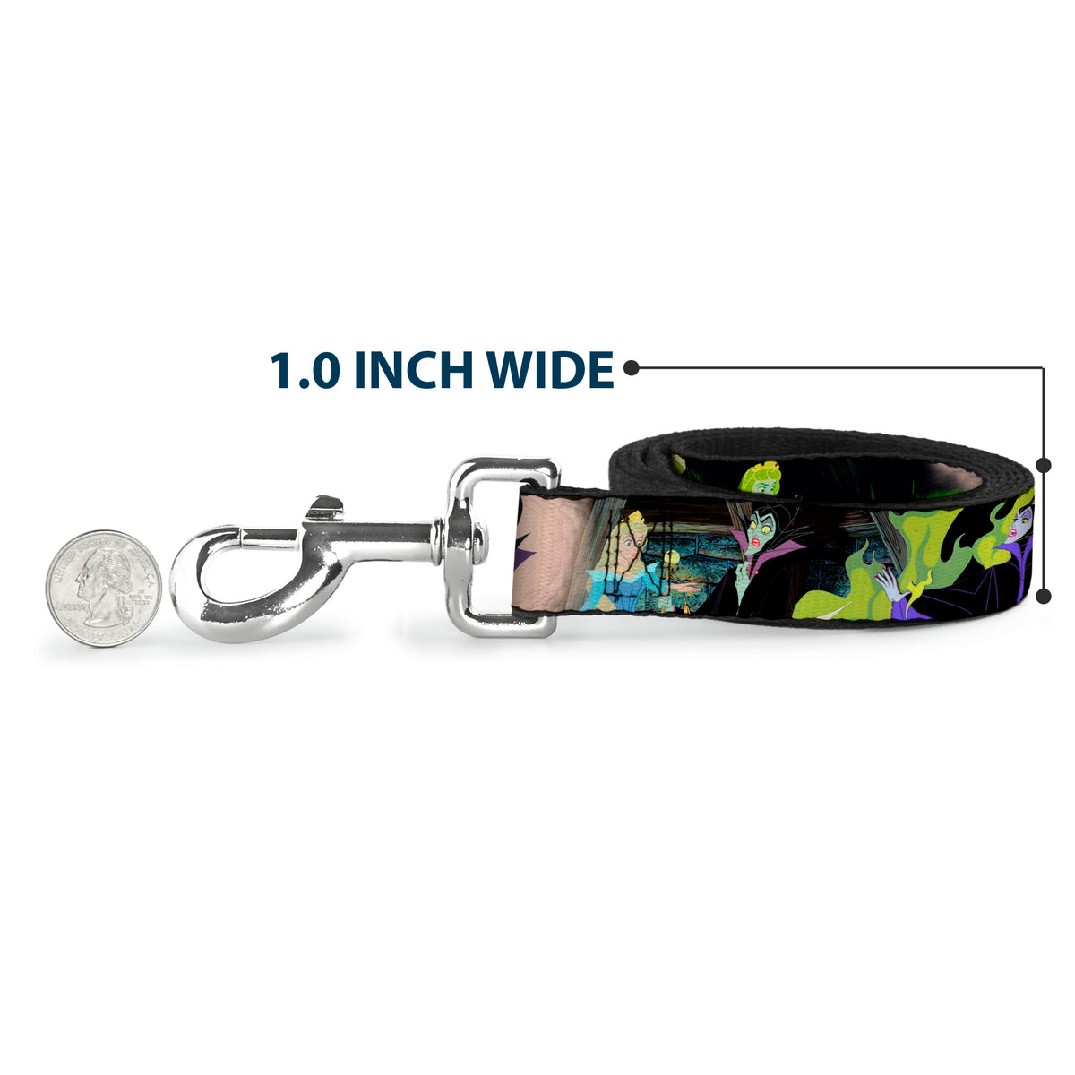 Dog Leash - Princess Aurora & Maleficent Scenes Dog Leashes Disney