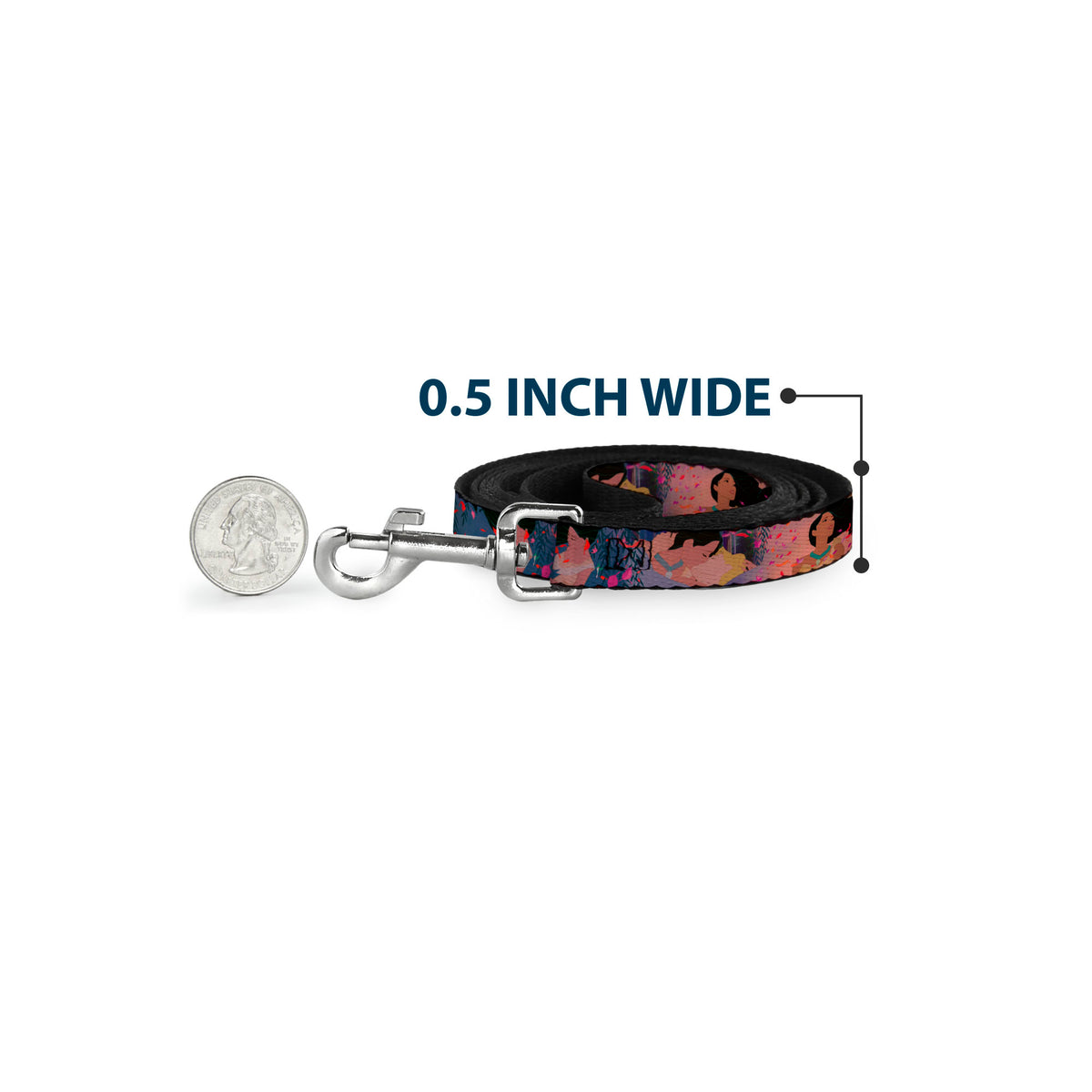 Dog Leash - Pocahontas & John Smith Scenes Dog Leashes Disney