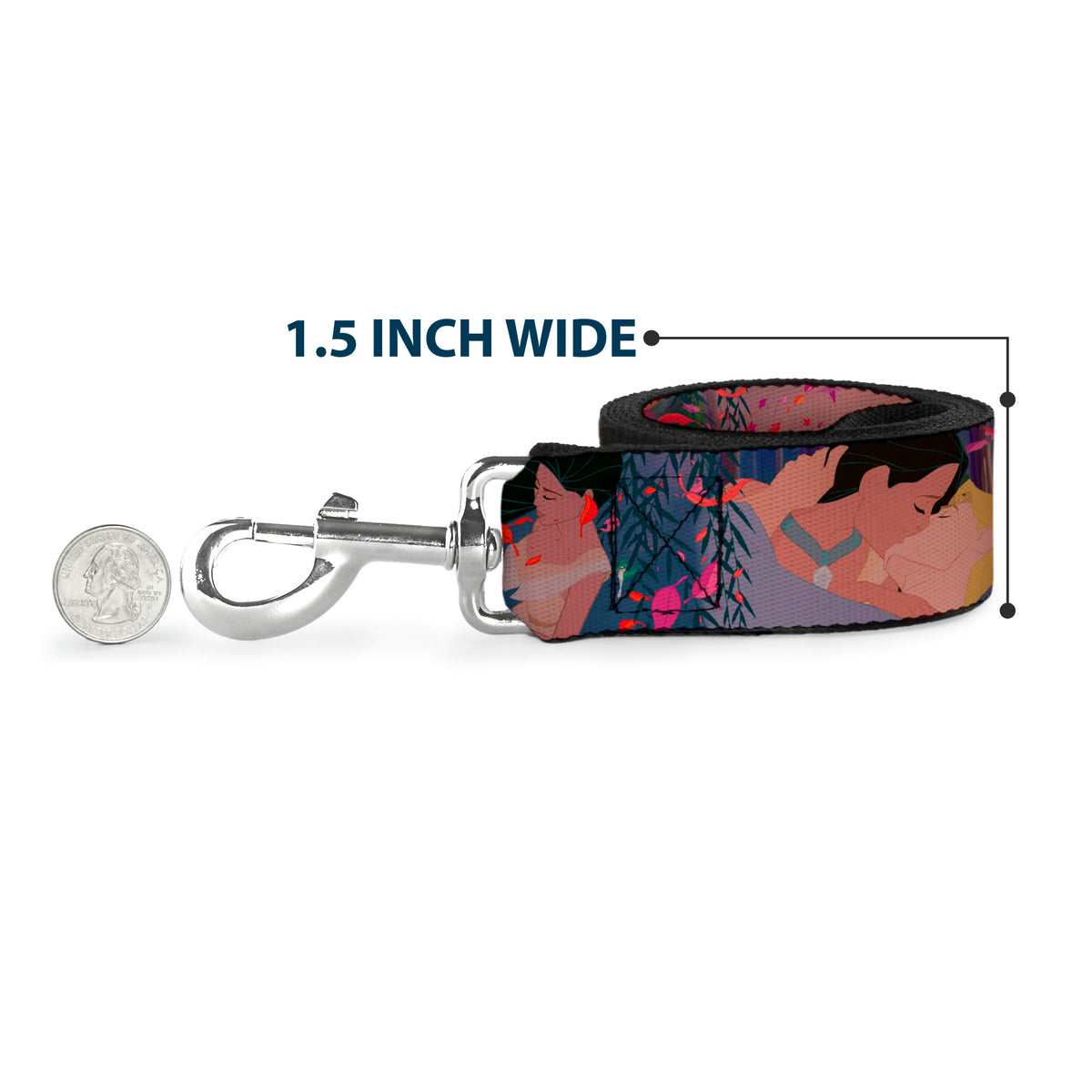 Dog Leash - Pocahontas & John Smith Scenes Dog Leashes Disney
