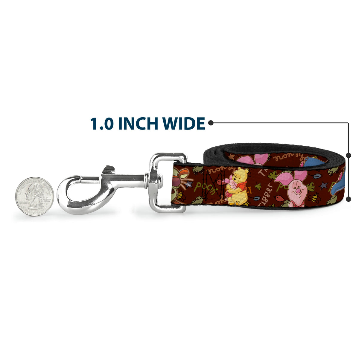 Dog Leash - Winnie the Pooh Character Poses Dog Leashes Disney