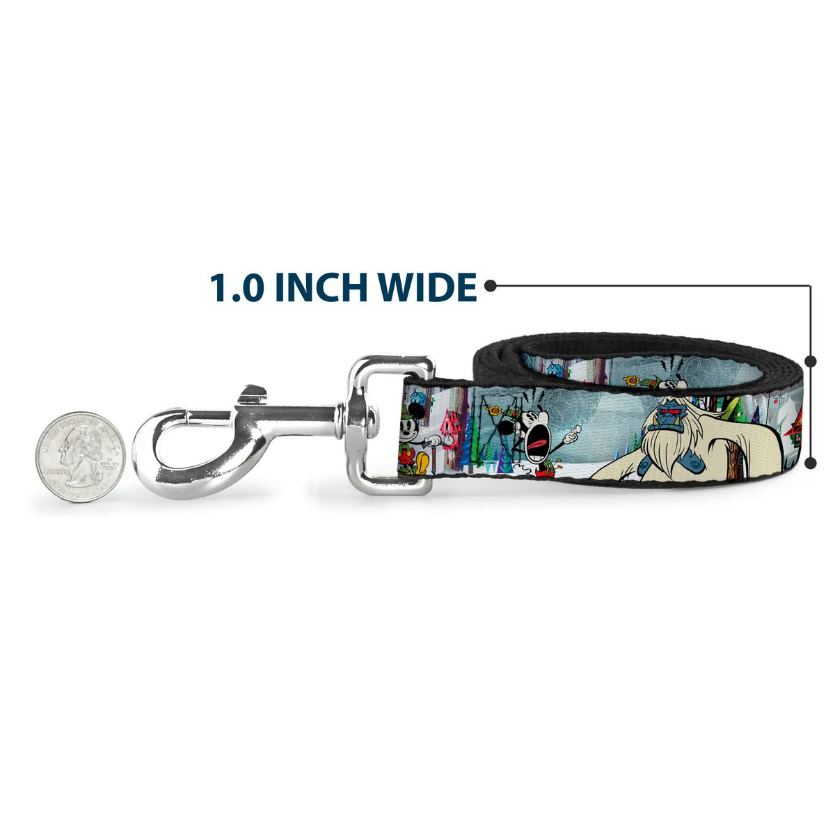 Dog Leash - Mickey & Minnie Yodelberg Scenes Dog Leashes Disney