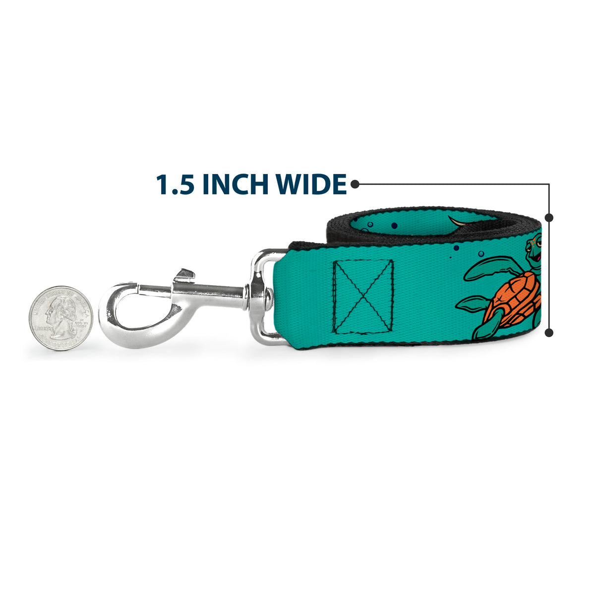 Dog Leash - Finding Nemo Fish and Under Sea Treasures Aqua Blue Dog Leashes Disney